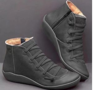 Купить Жіночі черевики на плоскій підошві ПУ шкіра