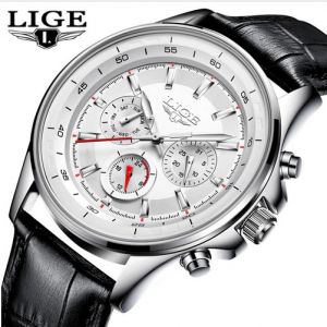 Купить Lige 9814 кварцевые мужские часы