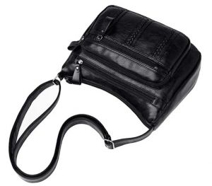 Купить Жіноча багатошарова м'яка сумка через плече шкіра PU  