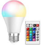 Smart RGB світлодіодна Лампа 16 кольорів Пульт ДК  15w