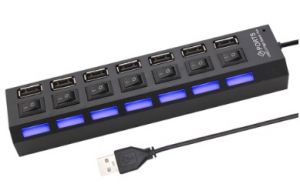 USB 7-портовый концентратор-удлинитель