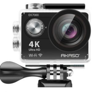 Купить в Киеве AKASO EK7000, 4K, Wi-Fi, для активного отдыха,  спортивная водонепроницаемая экшн-камера, 12 МП