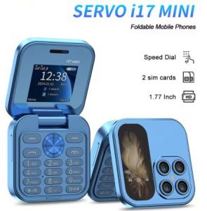 Купить  SERVO I17 Mini розкладний мобільний телефон, швидкий виклик, ліхтарик