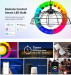 Wifi Smart Led Лампа E27 RGB, 9w 