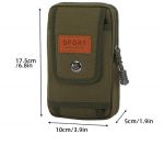 Військова поясна тактична сумка EDC, сумка для телефону, кемпінг, полювання