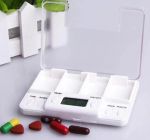 Коробка для таблеток з 4 сітками з таймером 