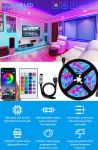 Світлодіодна стрічка RGB Colorful USB Bluetooth, пульт д/у