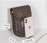 Ретро маленька сумка на ланцюжку через плече для мобільного телефону