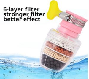 Купить 6-шаровий побутовий фільтр для води. Медичний камінь. Кокосове вугільне сопло для крана