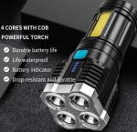 L-S03 Светодиодный перезаряжаемый USB фонарь 4 режима 