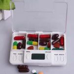 Коробка для таблеток з 4 сітками з таймером 