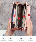 Жіноча сумка для мобільного телефону та для карток через плече