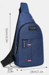 Нагрудна чоловіча нейлонова  водонепроникна сумка через плече