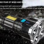 L-S03 Светодиодный перезаряжаемый USB фонарь 4 режима 