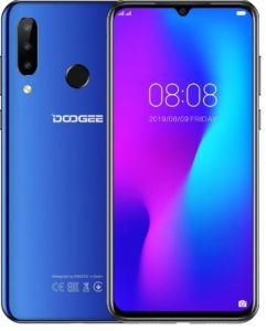 Купить DOOGEE N20, 6,3' FHD экран, DUAL SIM, 8 ядерный процессор, оперативная память 4GB, ROM 64Gb, Android 9.0
