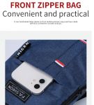 Нагрудна чоловіча нейлонова  водонепроникна сумка через плече