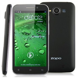 Купить Zopo ZP820, 1 Гб оперативной памяти, 4 Гб ROM, MTK6582 Quad Core 1.3GHz, 5" 960x540, Android 4.1, Две SIM карты, камера 8 Mп